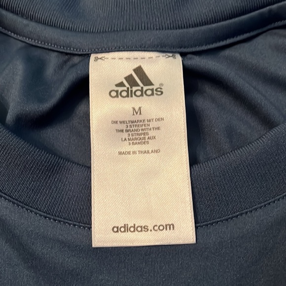 Adidas Navy Blue Athletic Tee - Picture 7 of 8